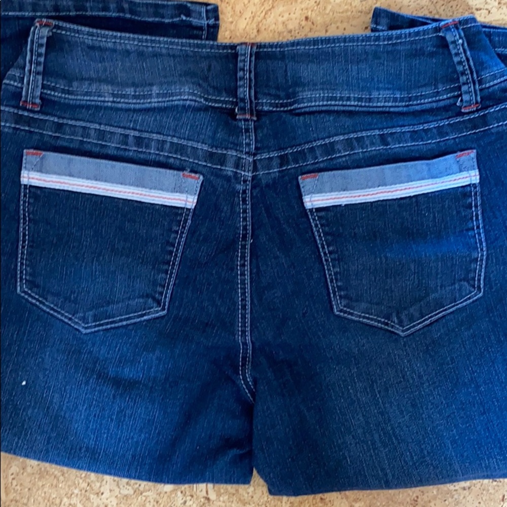 BACCINI EUC denim Capri pants size 6 Petite - Picture 5 of 6